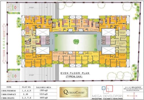  queenscourt Mindspace Queenscourt Cluster Plan for ground Floor