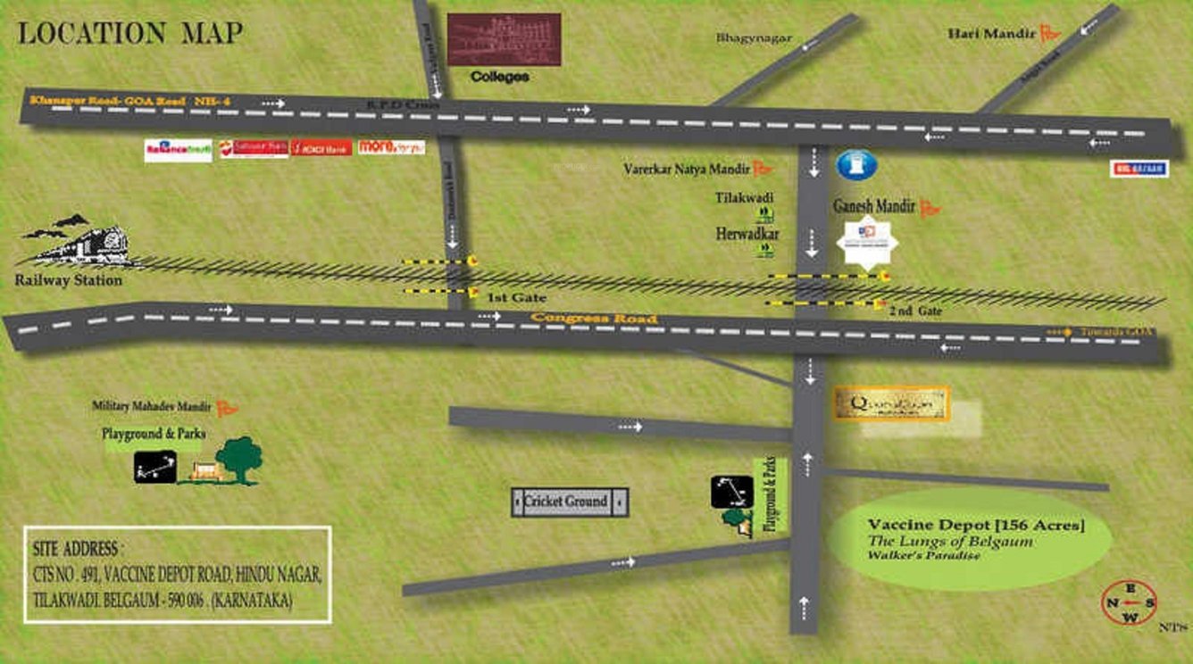 queenscourt Location Plan