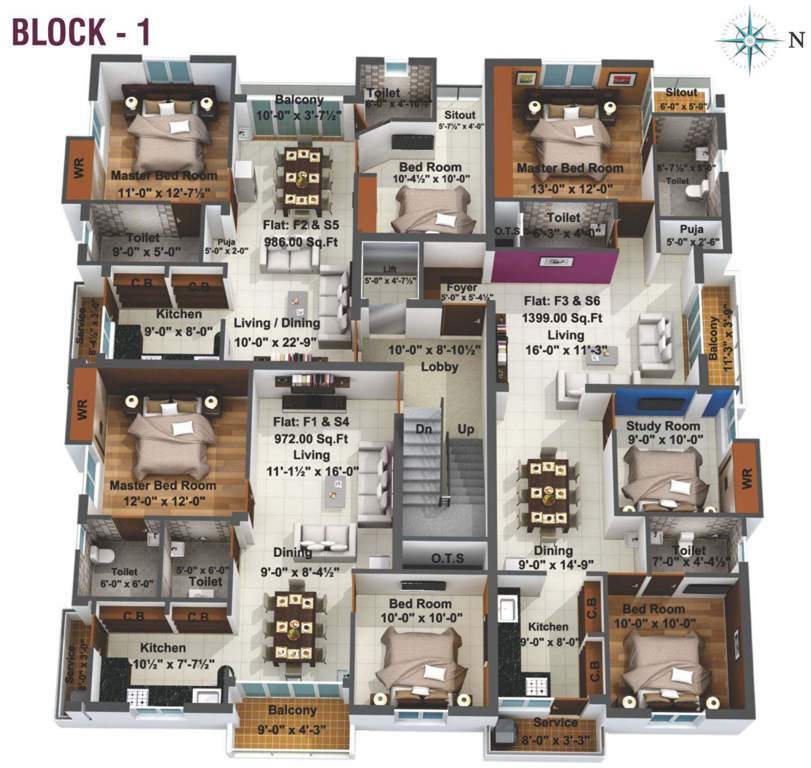 Images for Cluster Plan of Sai Sai Sansthan