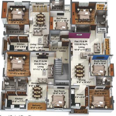 Images for Cluster Plan of Sai Sai Sansthan