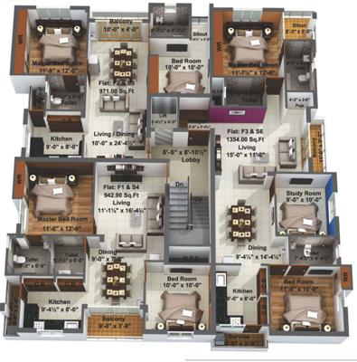 Images for Cluster Plan of Sai Sai Sansthan