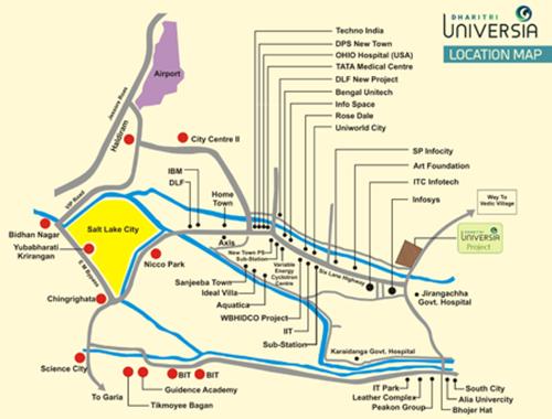  new-universia Images for Location Plan of Dharitri Universia