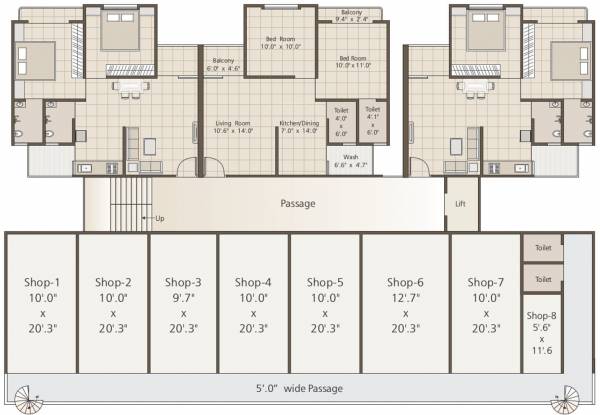 Images for Cluster Plan of Amardeep Vrundavan Heights