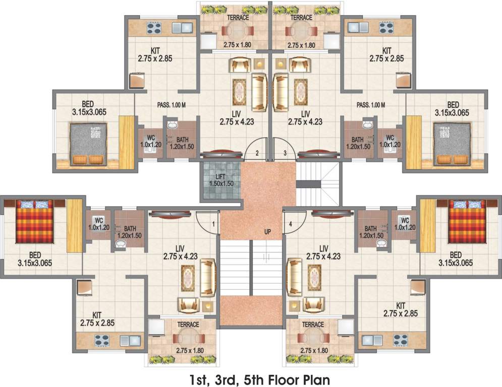 Images for Cluster Plan of GBK Vishwajeet Dwellings
