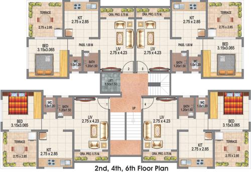 Images for Cluster Plan of GBK Vishwajeet Dwellings