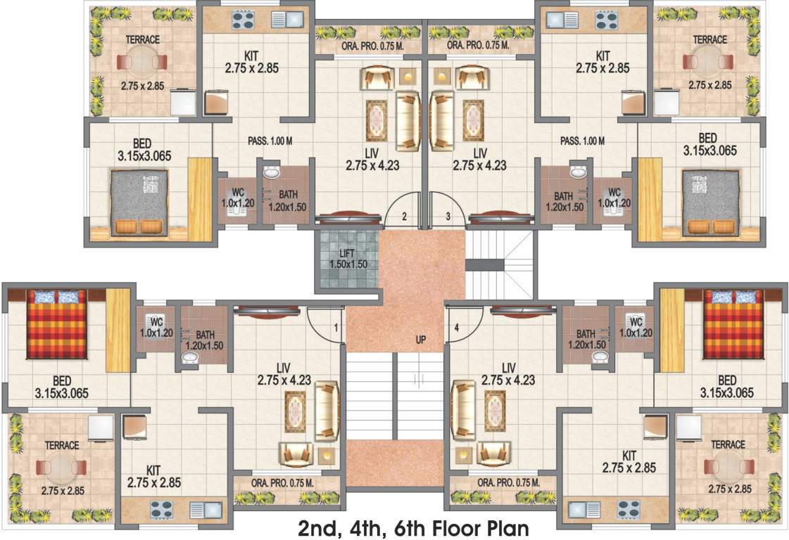 Images for Cluster Plan of GBK Vishwajeet Dwellings