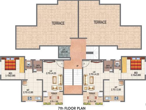 Images for Cluster Plan of GBK Vishwajeet Dwellings
