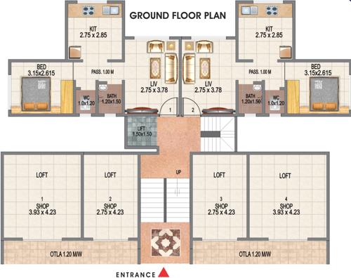Images for Cluster Plan of GBK Vishwajeet Dwellings