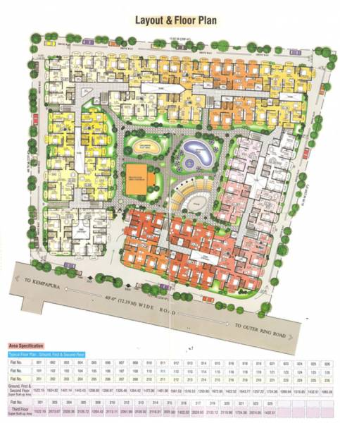 Images for Layout Plan of Karna Sree Builder Mathrusree Orchid Homes