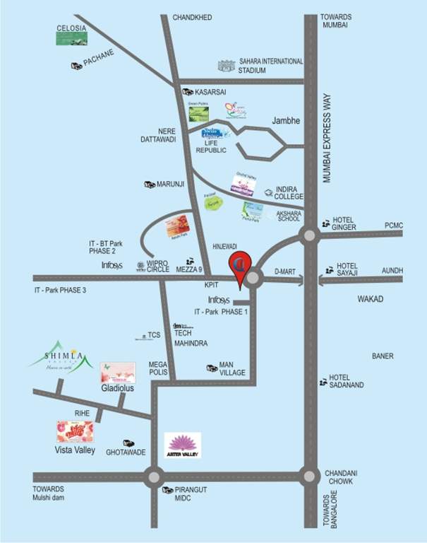  aster valley Images for Location Plan of Aarohi Aster Valley
