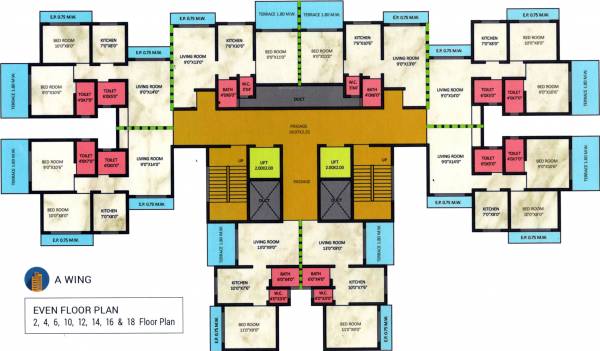 Images for Cluster Plan of Sai Satyam Homes