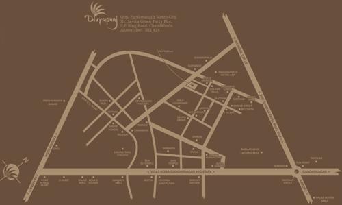  divyapunj-bungalows Images for Location Plan of Ashapura Divyapunj Bungalows