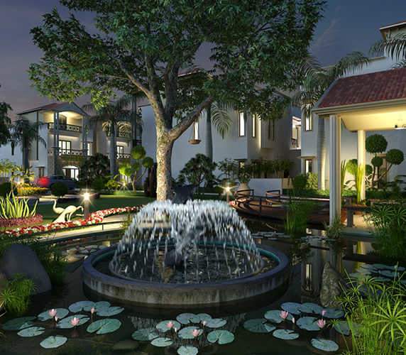  divyapunj bungalows Fountains