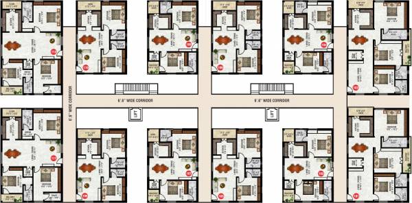 Images for Cluster Plan of Mourya Palace Images for Cluster Plan of Mourya Palace