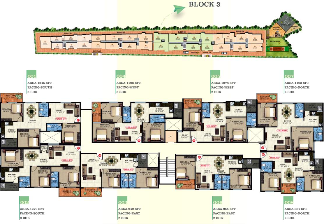 breeze Images for Cluster Plan of Uniidus Breeze