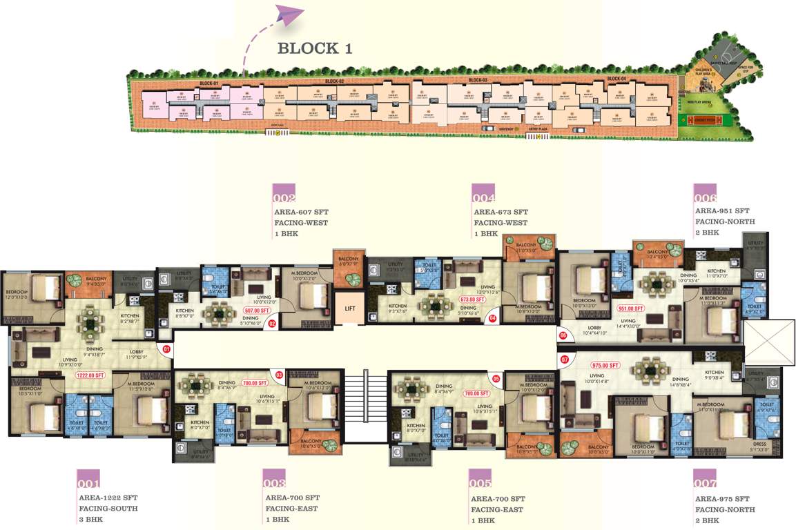 breeze Images for Cluster Plan of Uniidus Breeze