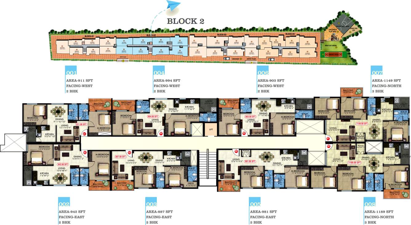 breeze Images for Cluster Plan of Uniidus Breeze