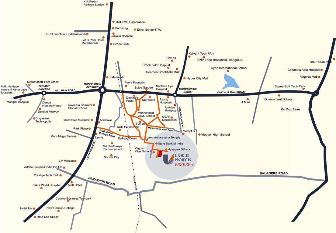 breeze Images for Location Plan of Uniidus Breeze
