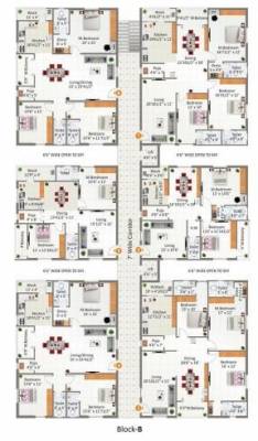 Cluster Plan river-creek-residency Cluster Plan