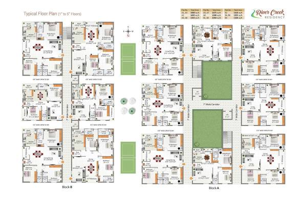  river-creek-residency Cluster Plan
