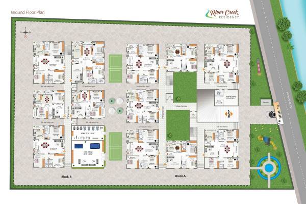  river-creek-residency Layout Plan