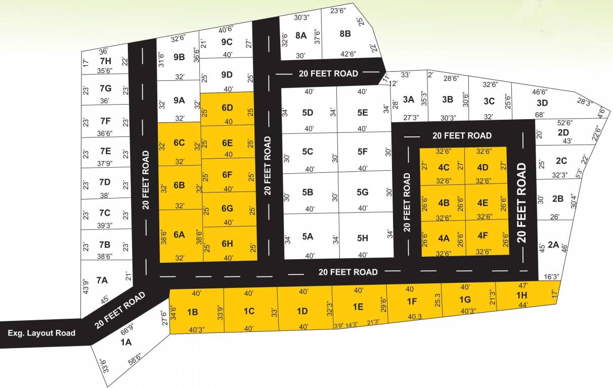 Images for Layout Plan of SM Shri Sheshadri Nagar Phase II