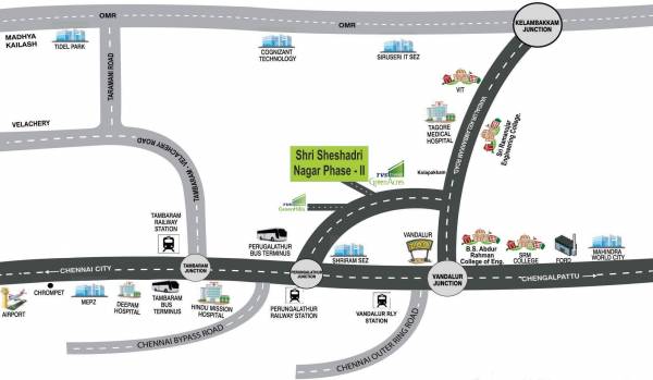 Images for Location Plan of SM Shri Sheshadri Nagar Phase II