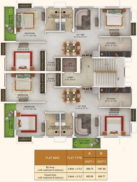 Images for Cluster Plan of Merlin Dev Bhawan