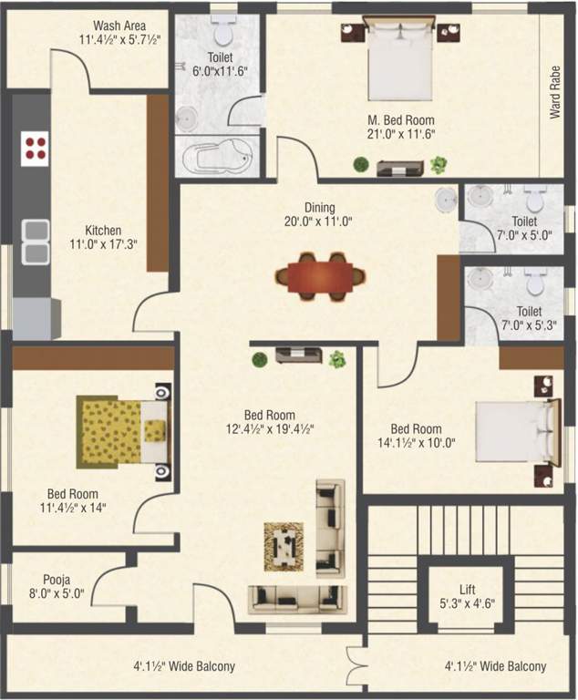 Images for Cluster Plan of Satya Captal Way 2