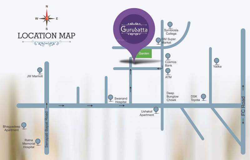  gurudatta Images for Location Plan of PRM Gurudatta