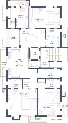 Images for Cluster Plan of Pushkar Saiarpitha Residence