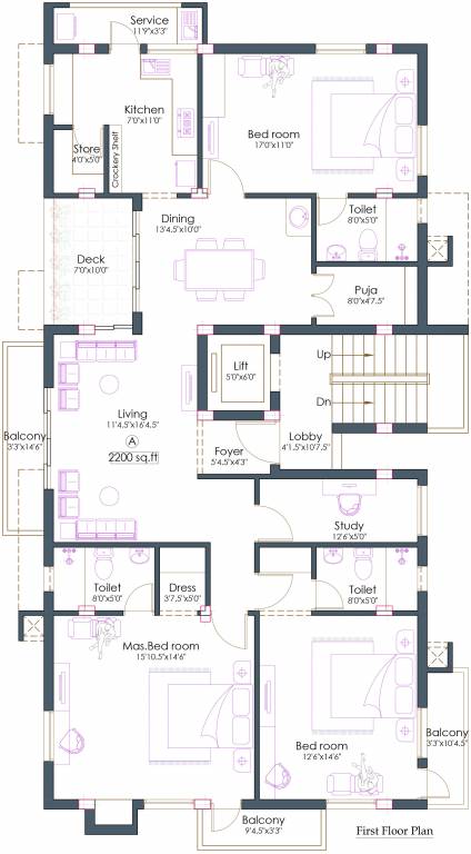 Images for Cluster Plan of Pushkar Saiarpitha Residence