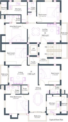 Images for Cluster Plan of Pushkar Saiarpitha Residence