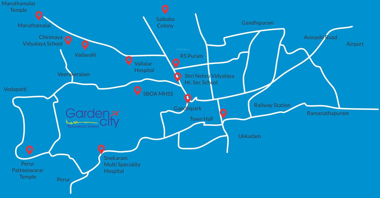 Images for Location Plan of Town Garden City Retirement Homes