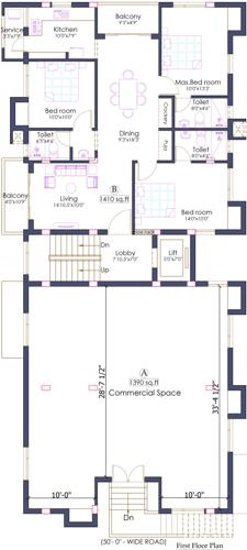 Images for Cluster Plan of Pushkar PV Sree Raman Enclave