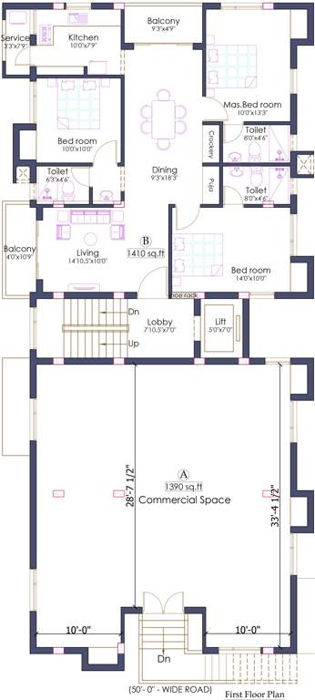 Images for Cluster Plan of Pushkar PV Sree Raman Enclave