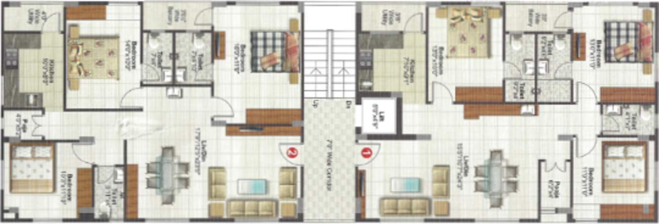Images for Cluster Plan of RNR Serene