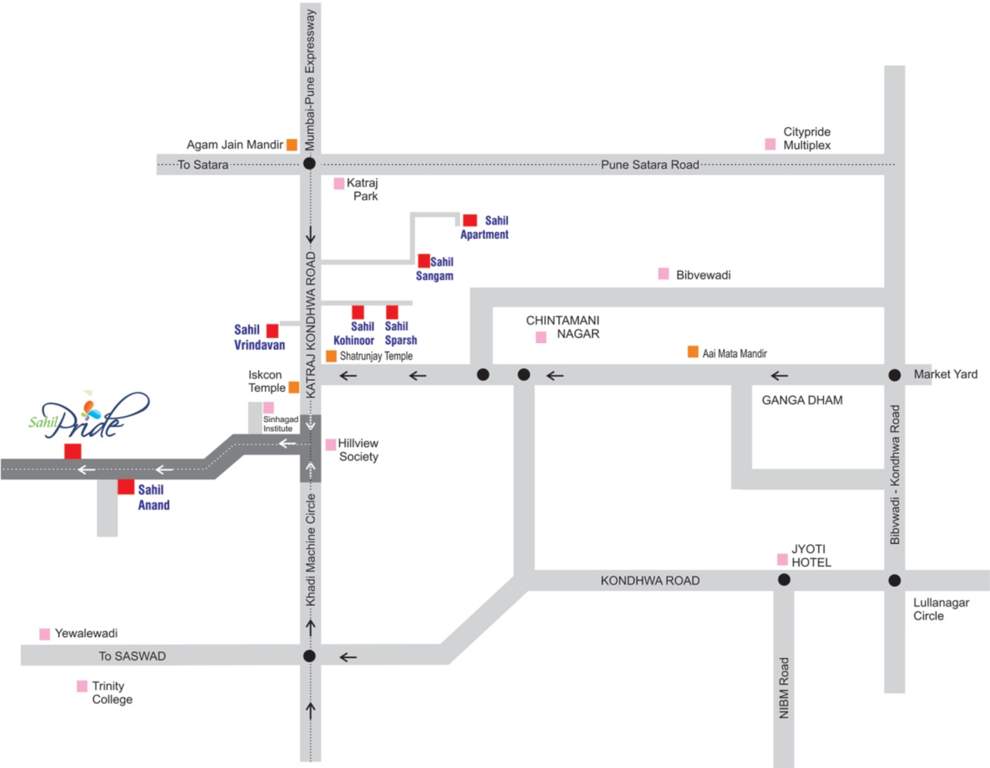 pride Images for Location Plan of Sahil Pride