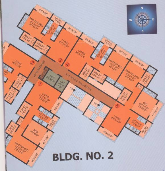  shubham-garden Building 1 Cluster Plan