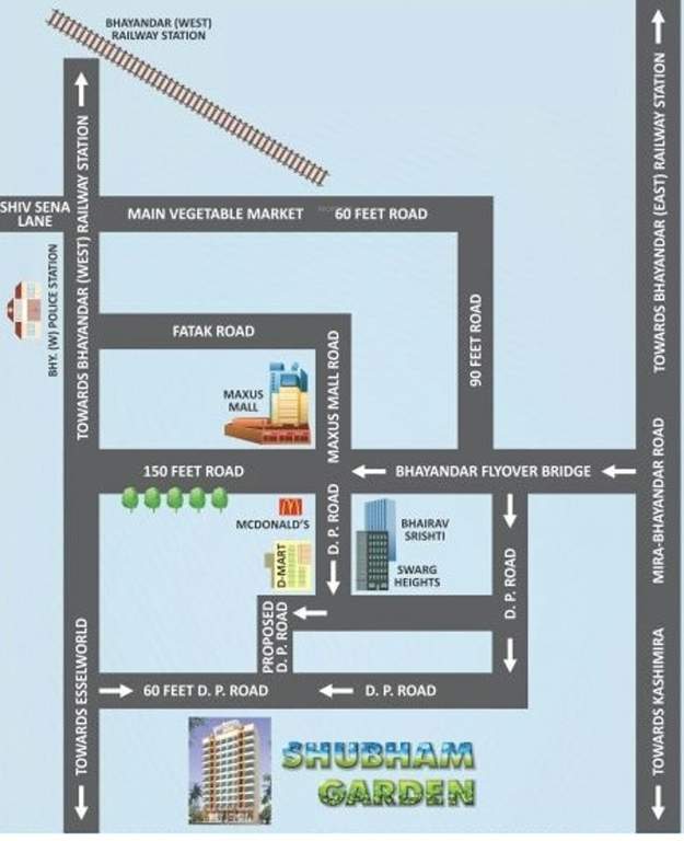  shubham garden Images for Location Plan of Drashti Shubham Garden
