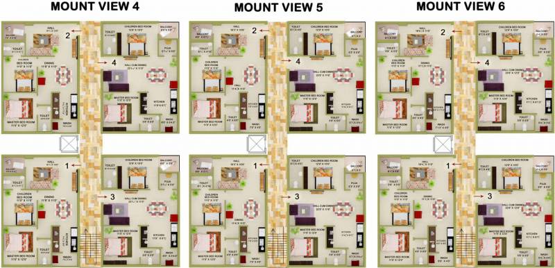 Images for Cluster Plan of Satya Mount View