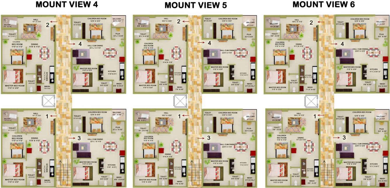 Images for Cluster Plan of Satya Mount View