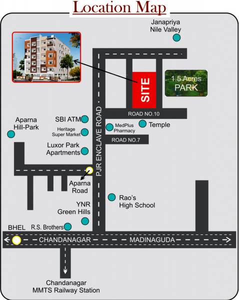 Images for Location Plan of Axon Sai Balaji Hills
