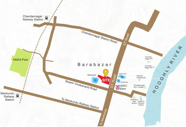 Images for Location Plan of Tirath Matashree Abasan