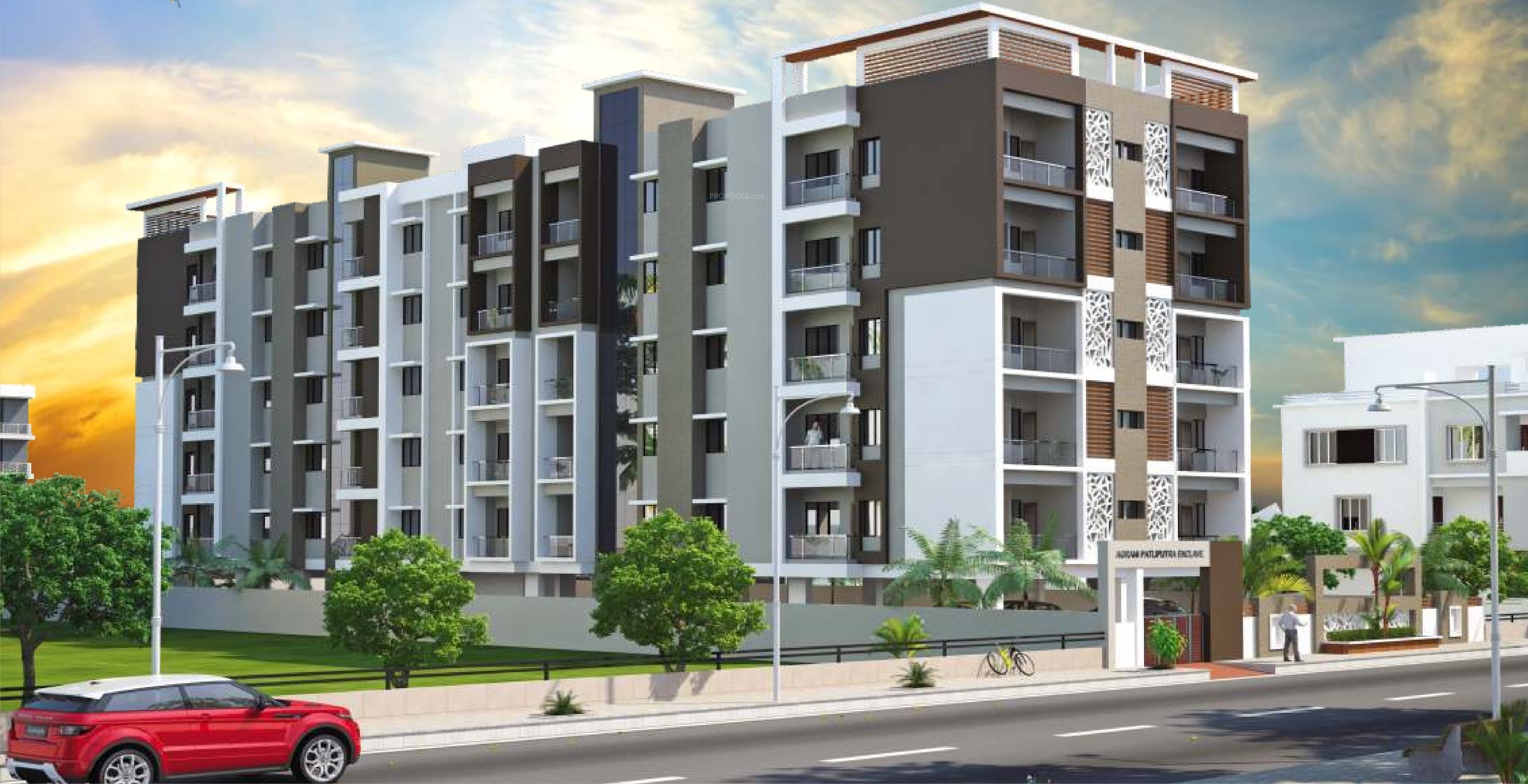 Main Elevation Image of Agrani Patliputra Enclave, Unit available at ...