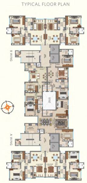  miraaya A WING Cluster Plan