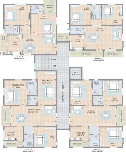  pebble Images for Cluster Plan of Riddhi Pebble