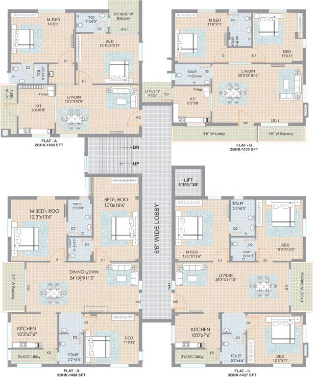  pebble Images for Cluster Plan of Riddhi Pebble