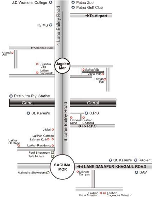raj Images for Location Plan of Lakhan Raj
