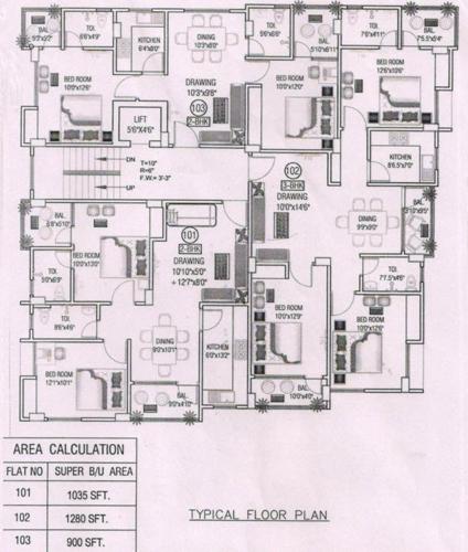  om-nikunj Images for Cluster Plan of Sarvodaya Om Nikunj